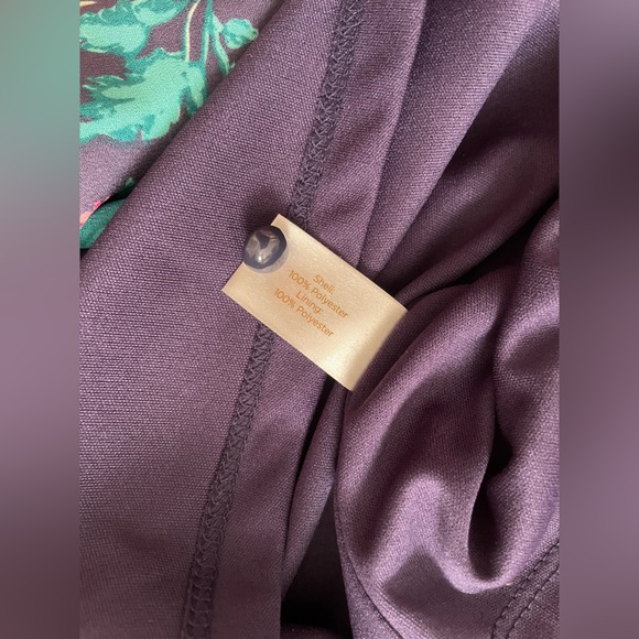 NWOT Floral Lined Dress. Size L. - Picture 6 of 7